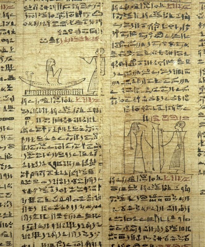 A vignette from the Book of the Dead of Neferrenpet