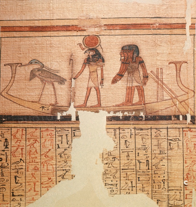 A vignette from the Book of the Dead of Neferrenpet