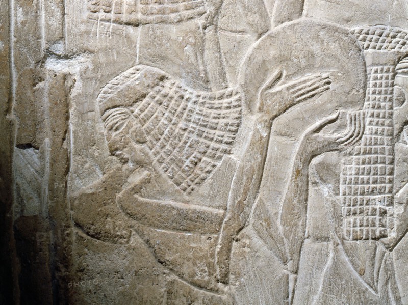 Relief from a private tomb at Saqqara, reused in the Serapeum