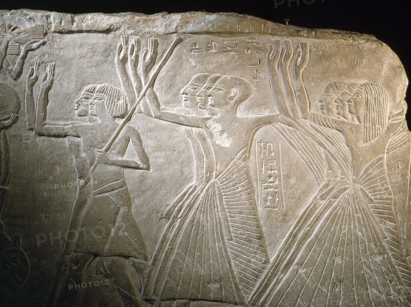 Relief from a private tomb at Saqqara, reused in the Serapeum