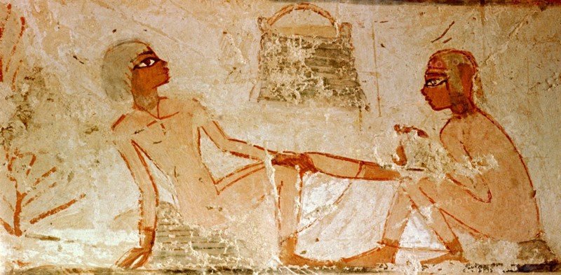 Painting from the tomb of Scribe Menna