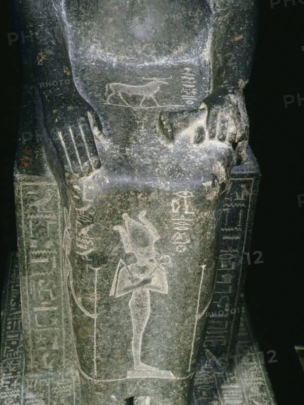 Seated statue of the Princess Shebensopdet, granddaughter of Osorkon II