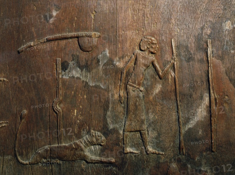 Detail of one of six panels from the mastaba of Hesire, a high official of King Zoser who was Chief of Dentists and Physicians as well as holding other titles