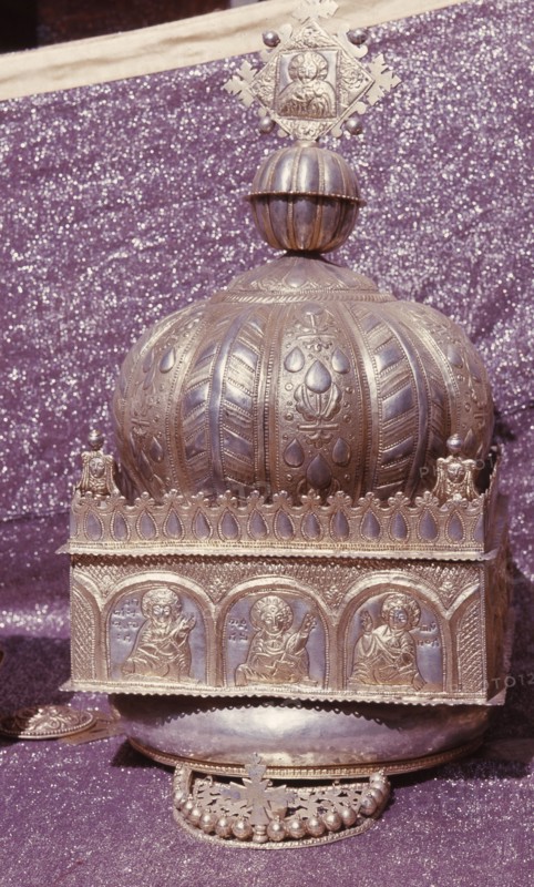 Votive crown from the treasury of the Cathedral of Our Lady of Sion at Axum
