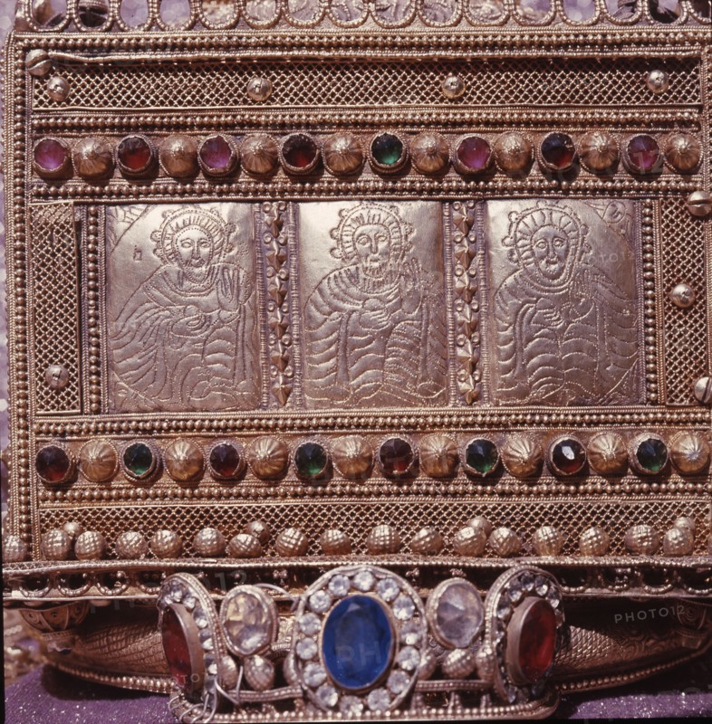 Votive crown from the treasury of the Cathedral of Our Lady of Sion at Axum