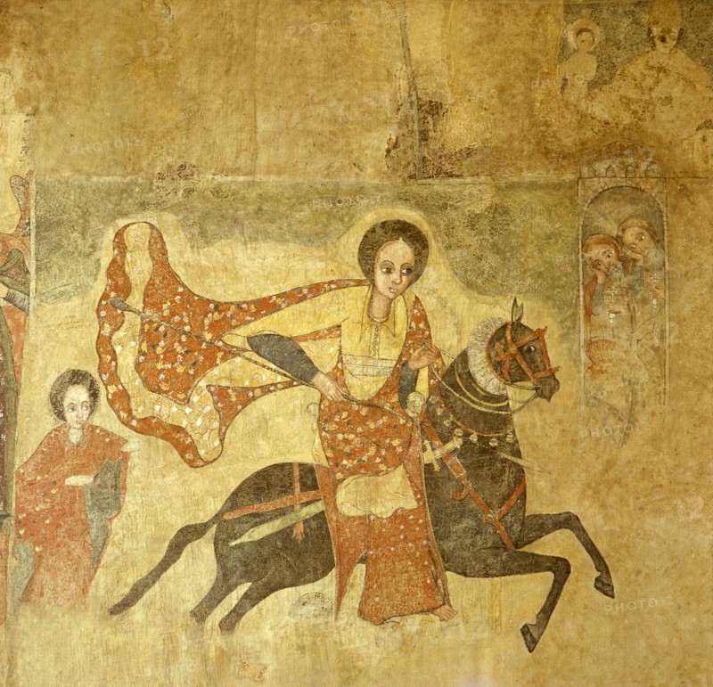 Detail of a wall painting