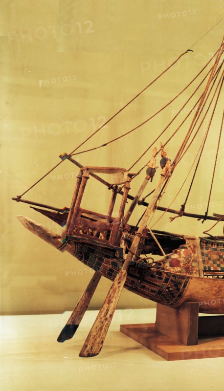 One of Tutankhamuns model boats