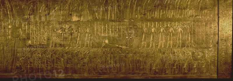 Detail of the second largest shrine of Tutankhamun