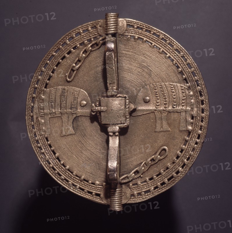 A pendant with an elephant design