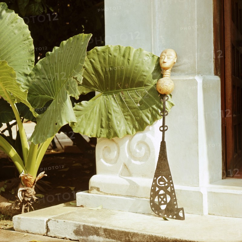 A ceremonial sword used by the Ashanti kings messenger