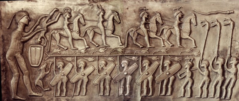 Panel of the Gundestrup cauldron