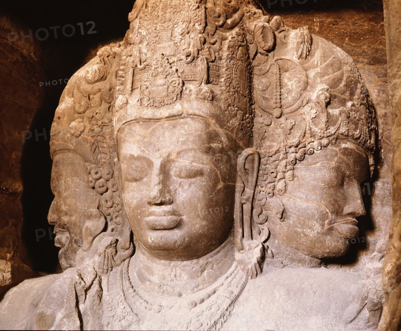 The Trimurti at the Temple of Shiva, Elephanta