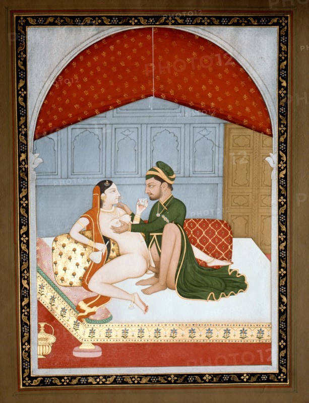 A prince and a lady making love