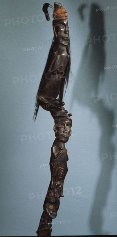 The staff was the most powerful instrument of a Batak shaman