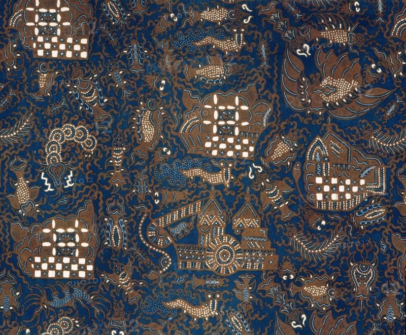 Detail of a batik kain