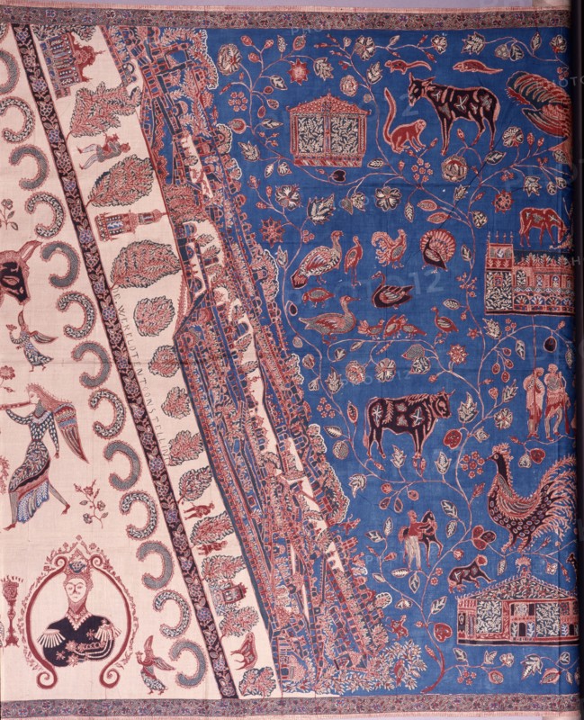A detail of a batik sarong