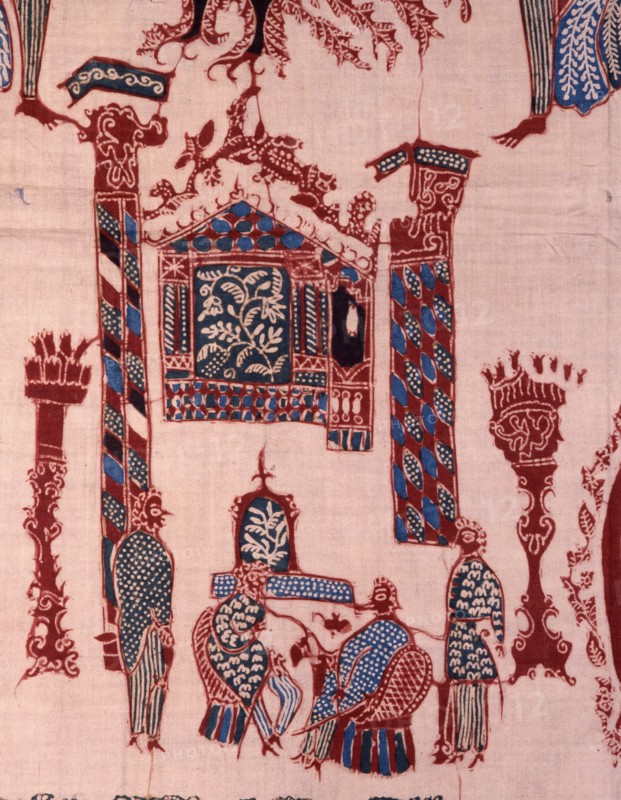 A detail of a batik sarong