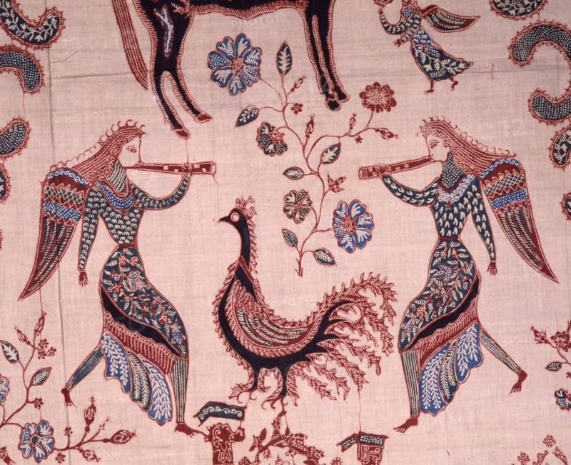 A detail of a batik sarong