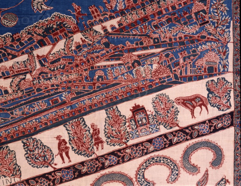 A detail of a batik sarong