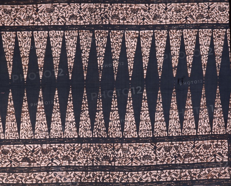 The central panel of a batik sarong