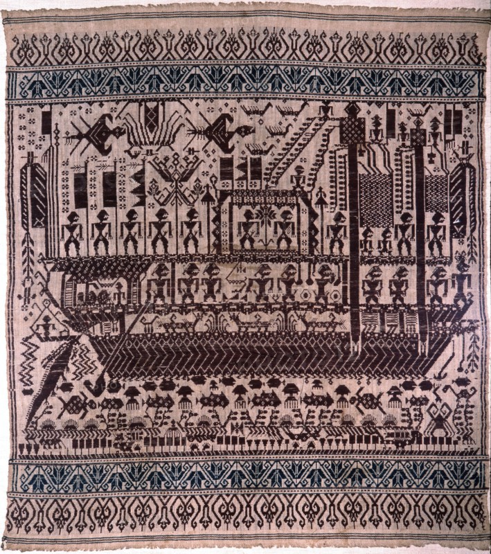 Palepai (meaning ship) cloth from Lampong