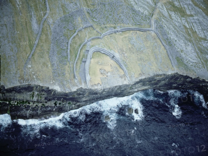 Aerial view of the Fort of Dun Aengus