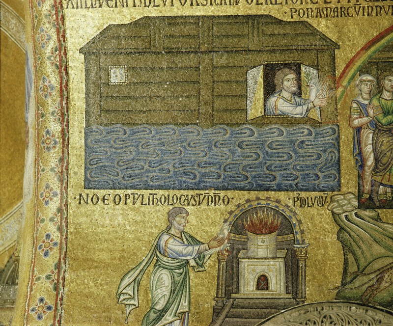 One of a number of mosaics in the Basilica of San Marco, Venice depicting scenes from the Old Testament