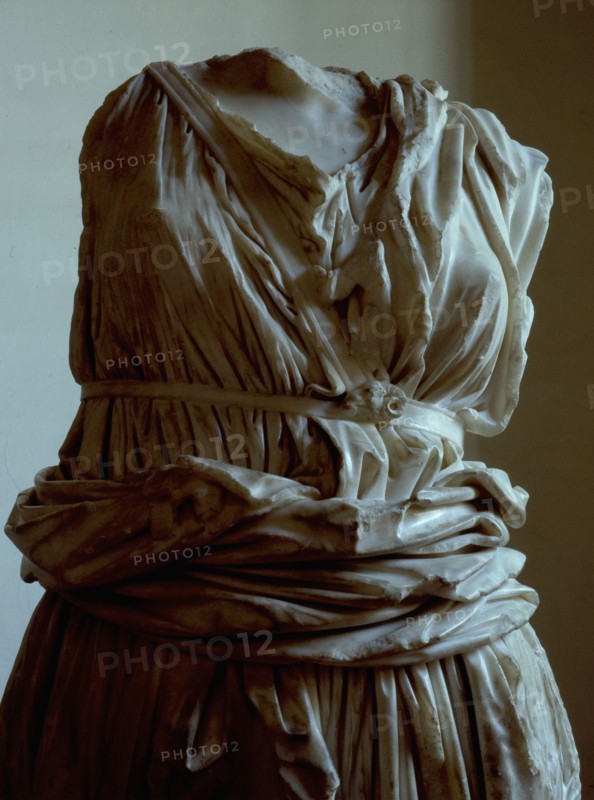 Torso of marble statue from the Capitoline Hill
