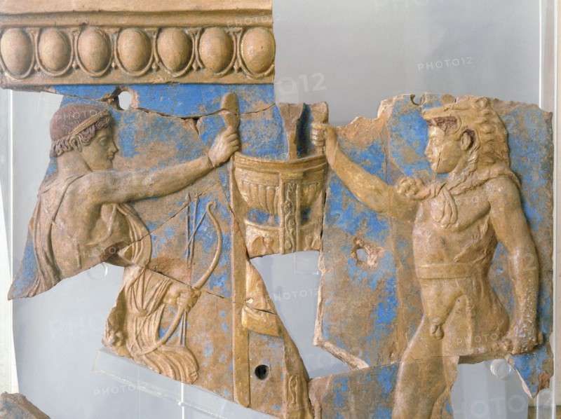 Terracotta plaque from the Temple of Apollo on the Palatine