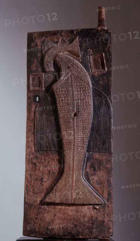 House door carved in relief