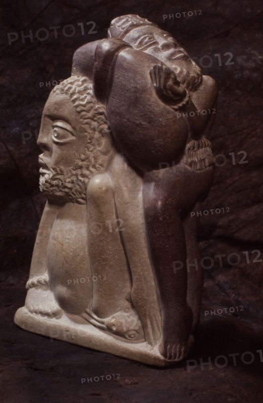 A soapstone carving