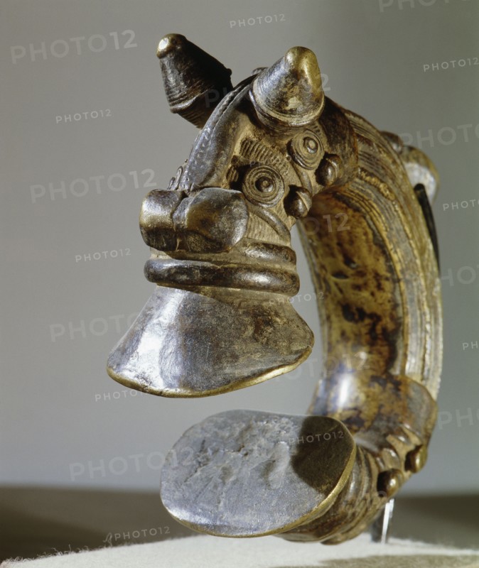 A Sorko brass anklet