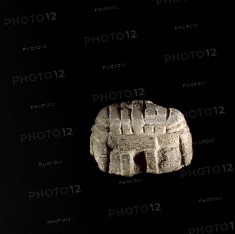 Model temple possibly depicting the megalithic temple of Hagar Qim