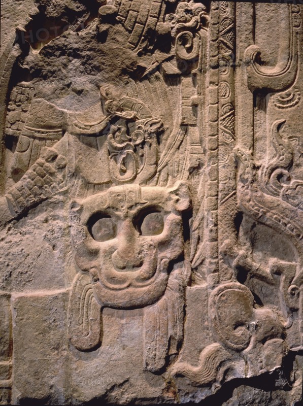 Commemorative stela to Two Wind, ruler of Piedras Negras