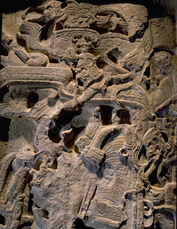 Commemorative stela to Two Wind, ruler of Piedras Negras