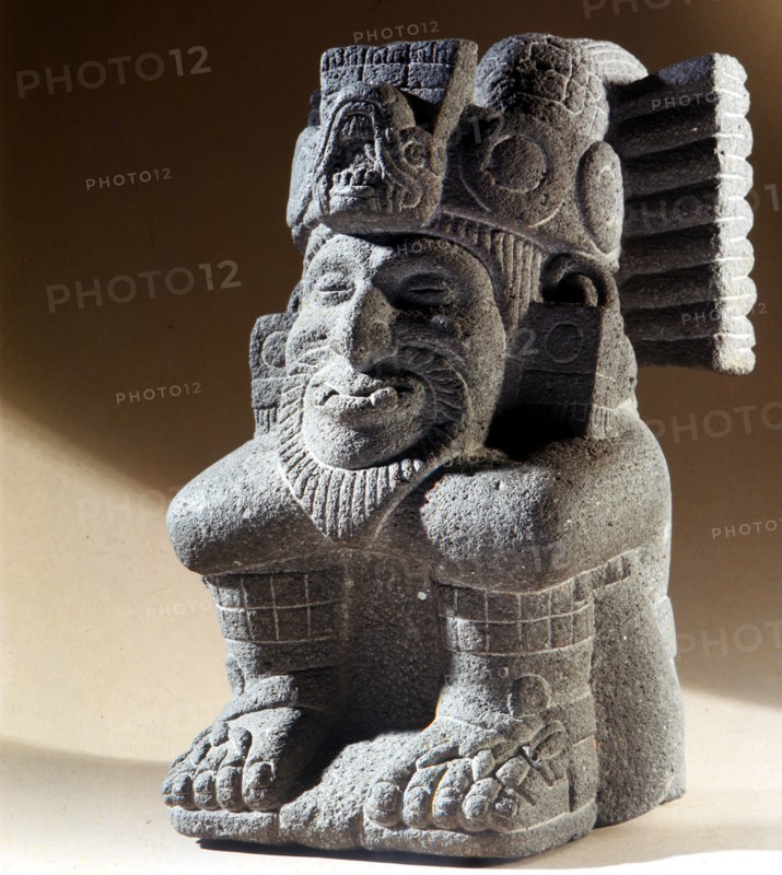 The Two Lord, Ometecuhtli, who was both male and female and the supreme creative deity in the Aztec Pantheon