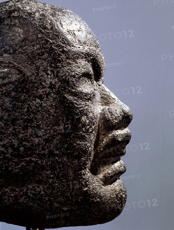 Head, possibly representing a jaguar spirit