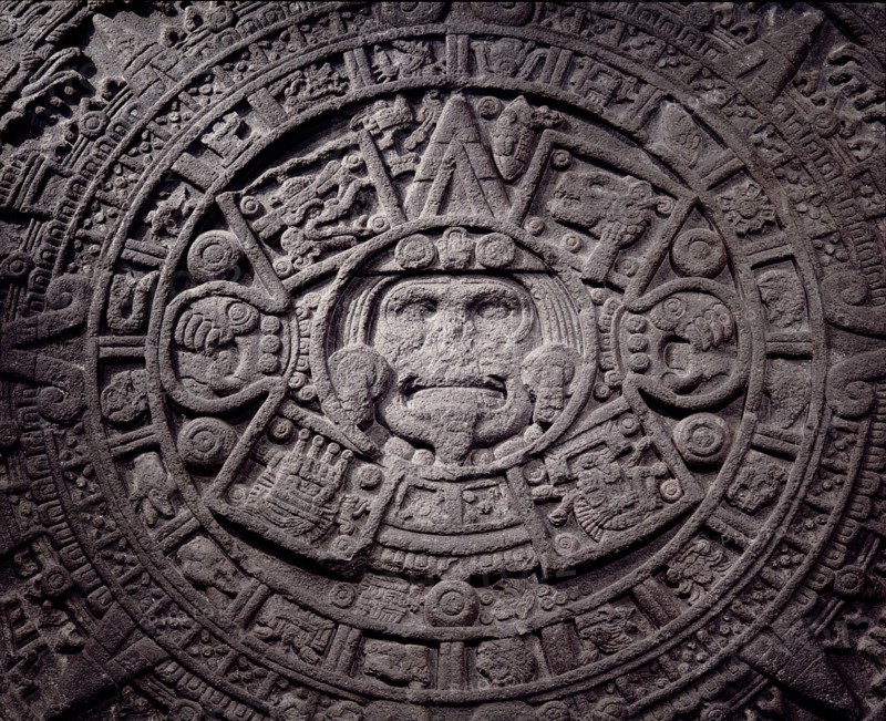 Detail of the great Calendar stone