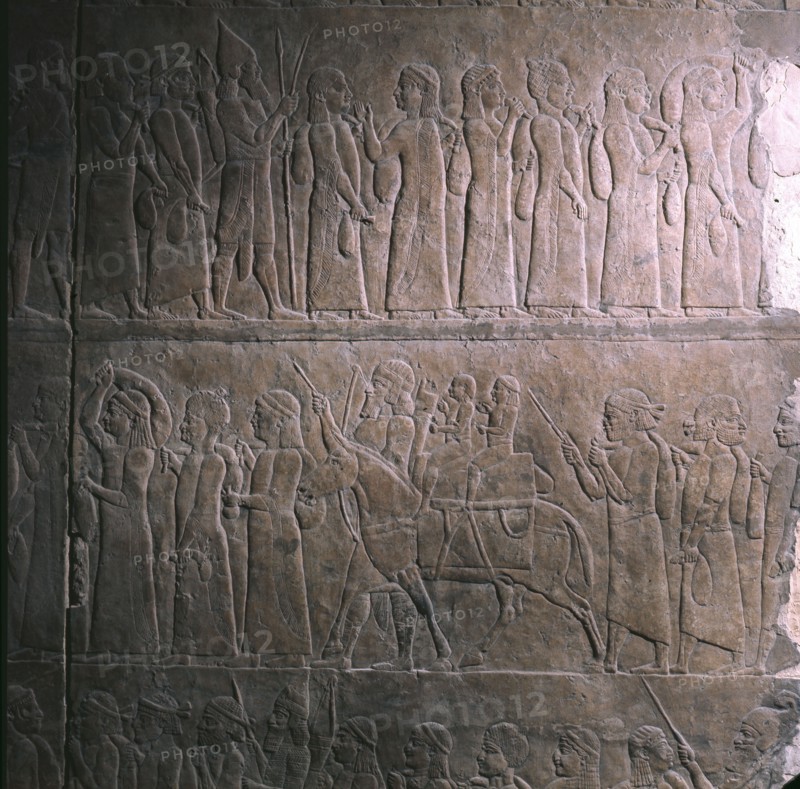 Surrender of the Elamite city of Hamanu to Ashurbanipal