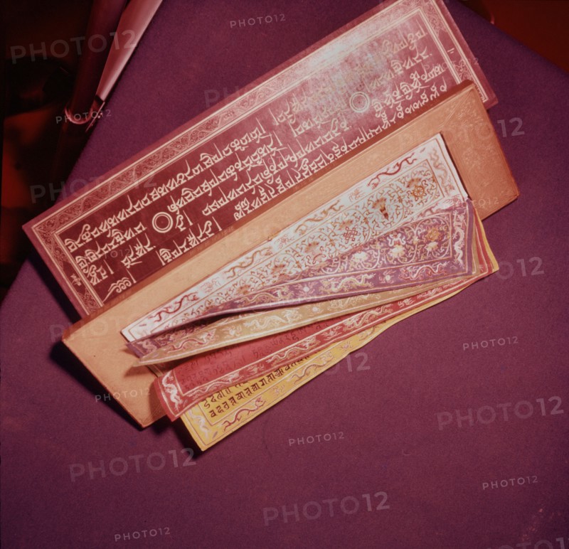 Boxes containing religious books