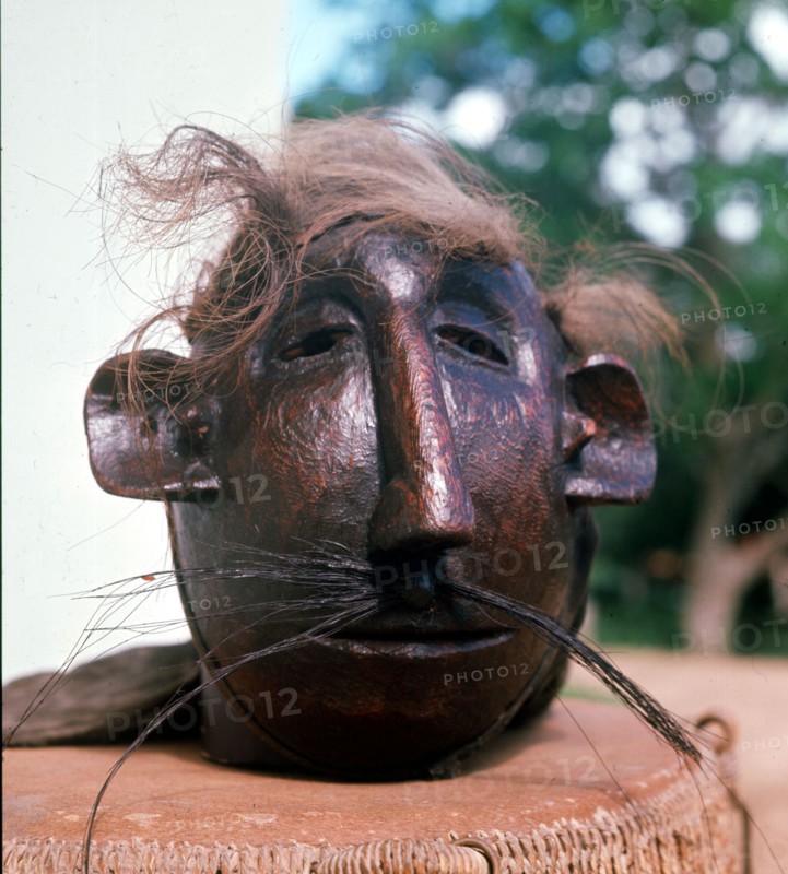 Mask used in dances accompanying male circumcision rites