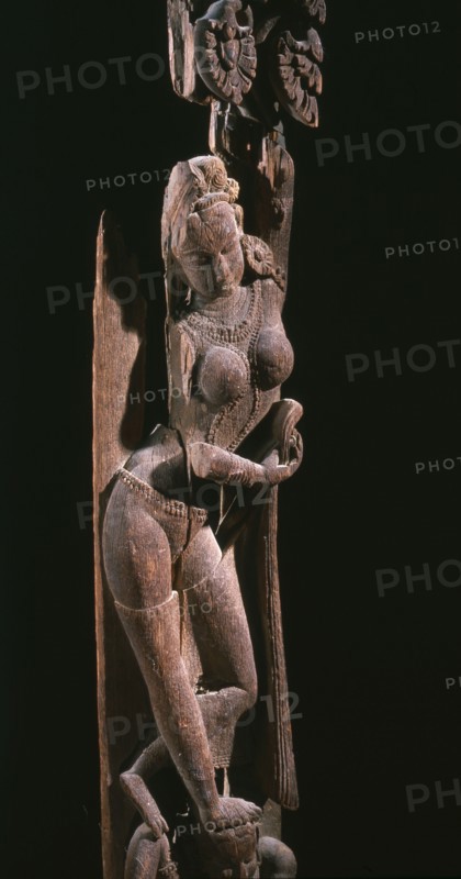 Rare iconographic depiction of a Devi, celestial female