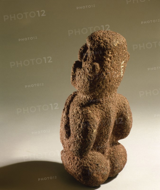 A stone mauri, probably placed by growing sweet potatoes, or groups of forest trees, to hold the life force of the plants