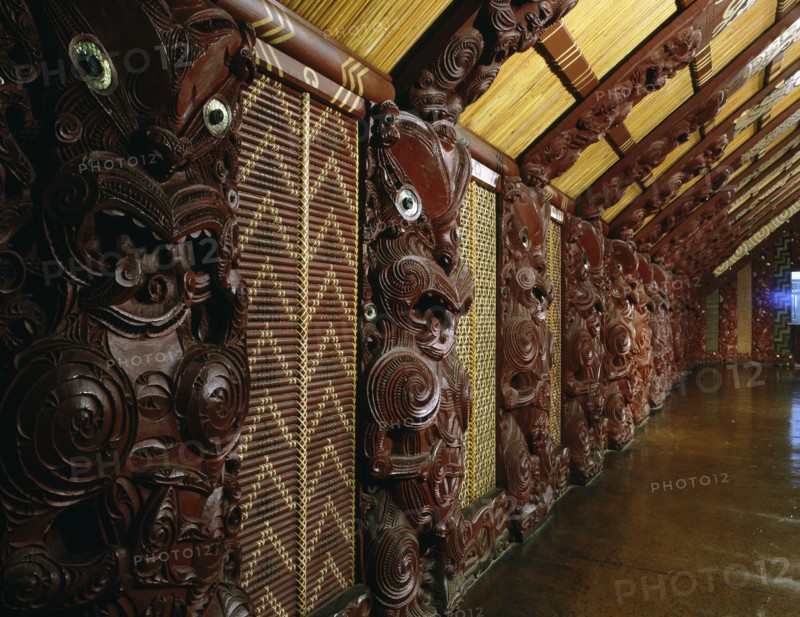 Te Hau Ki Turanga meeting house, built by the Ngati Kaipoho tribe in 1842