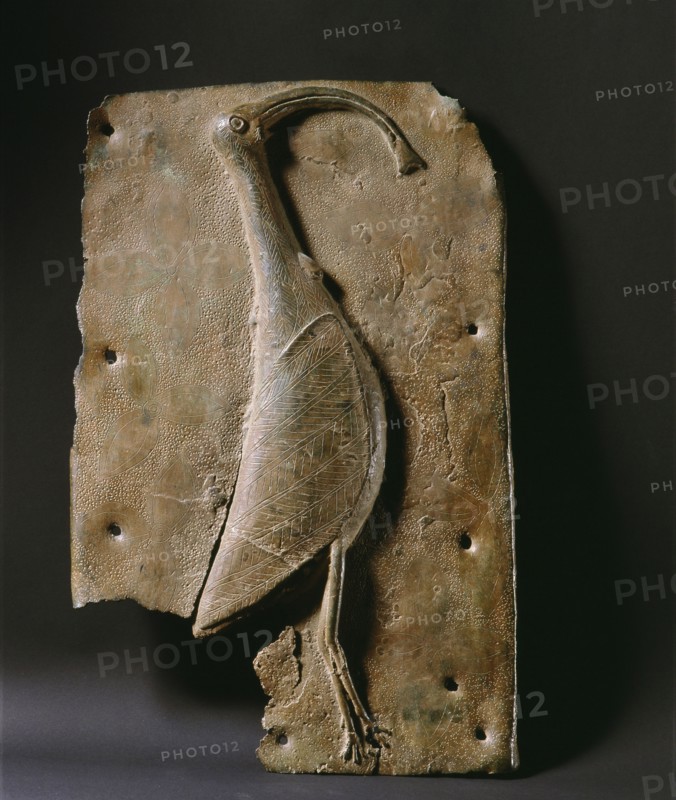 A plaque which decorated the palace of the Obas of Benin