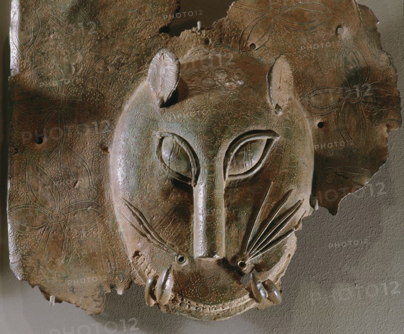 A plaque which decorated the palace of the Obas of Benin