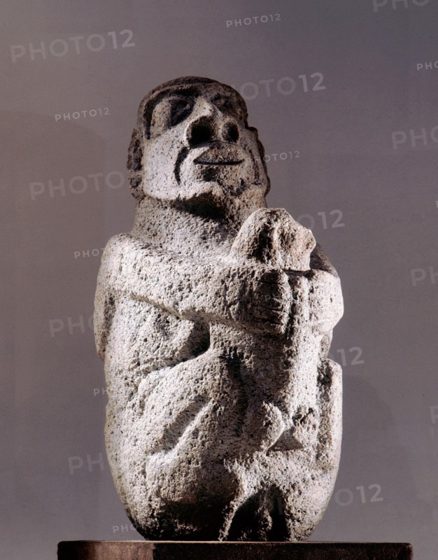 Stone image with a dual meaning