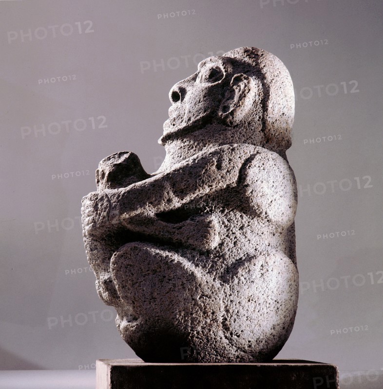 Stone image with a dual meaning