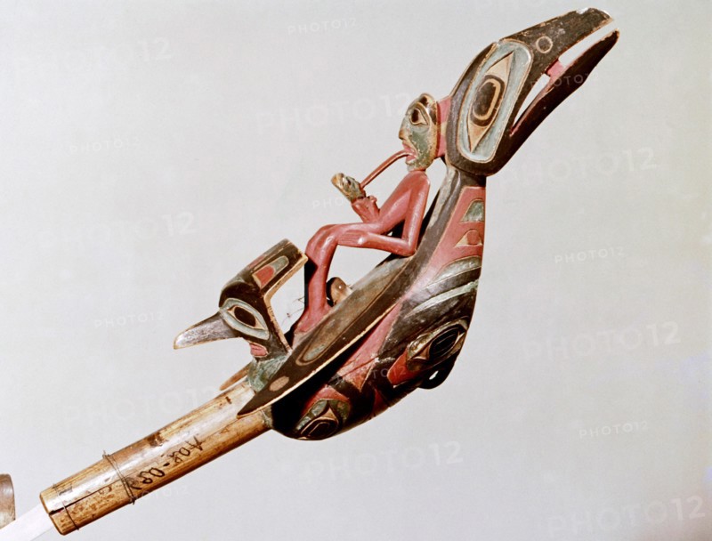 Shamans or chiefs rattle