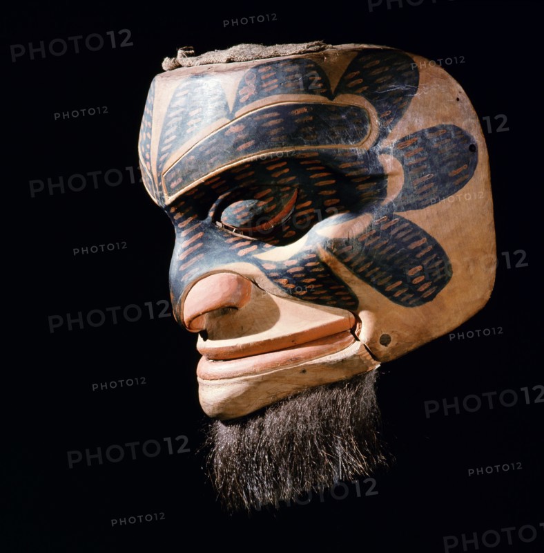 Mask used in the Naxnox dance series which involved the dramatisation of a name